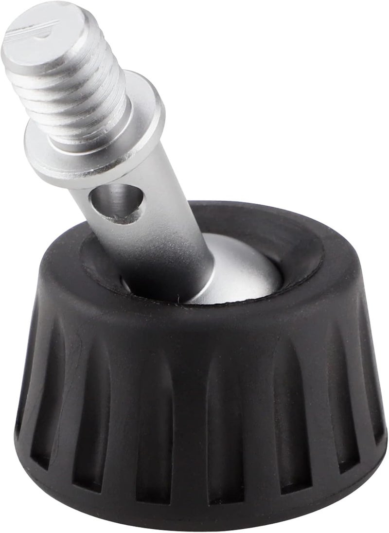 Leftfoto Anti-Slip Tripod Feet with Reinforcing Iron Ring and 3/8" Screw,for Tripod with 3/8" Screw Holes Width 37mm (3PCS) - Image 1